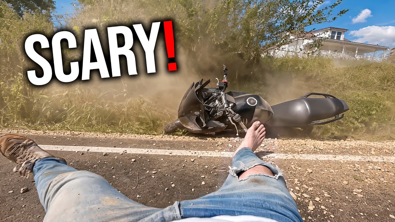 I almost crashed riding angry