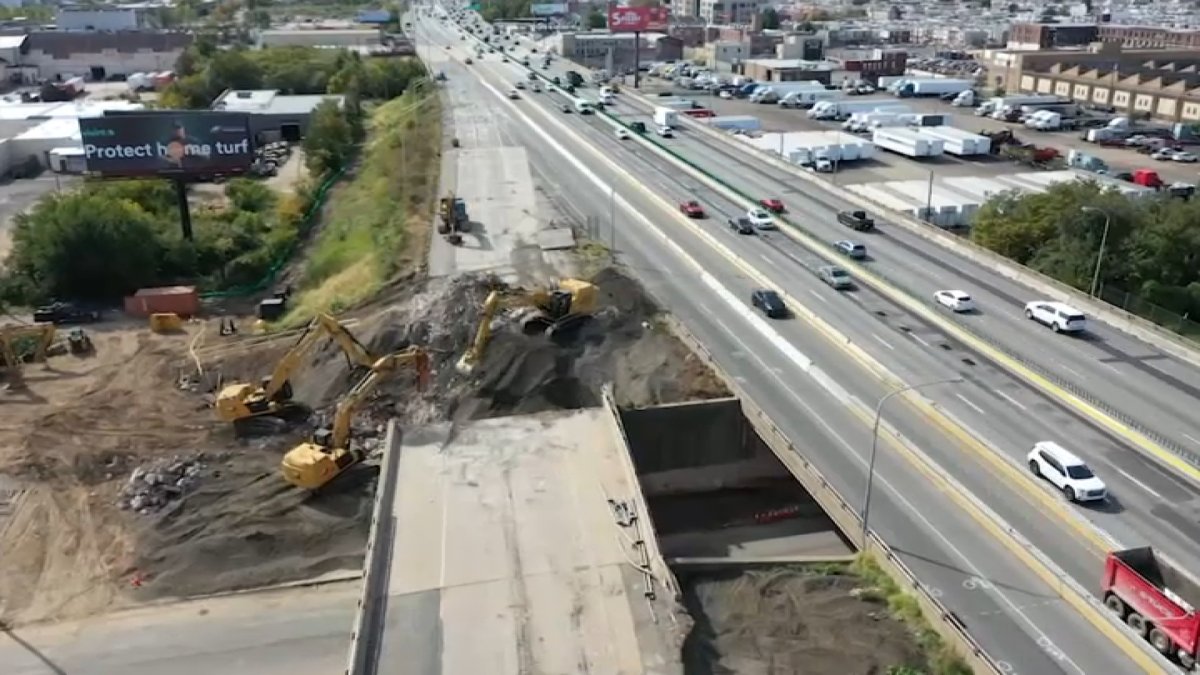 New I-95 North traffic pattern begins near Betsy Ross Bridge