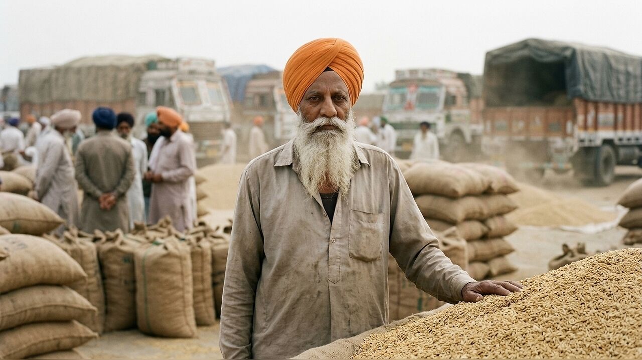 Jind farmers report procurement delays and moisture testing disputes