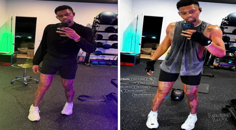 Retired NBA wing Jeremy Lamb’s gym selfies go viral as fans mock the ...