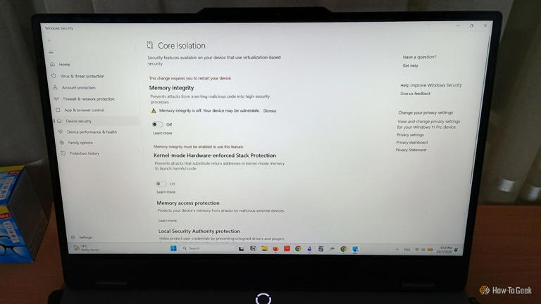 Everyone is turning off Windows memory integrity: here's why you shouldn't