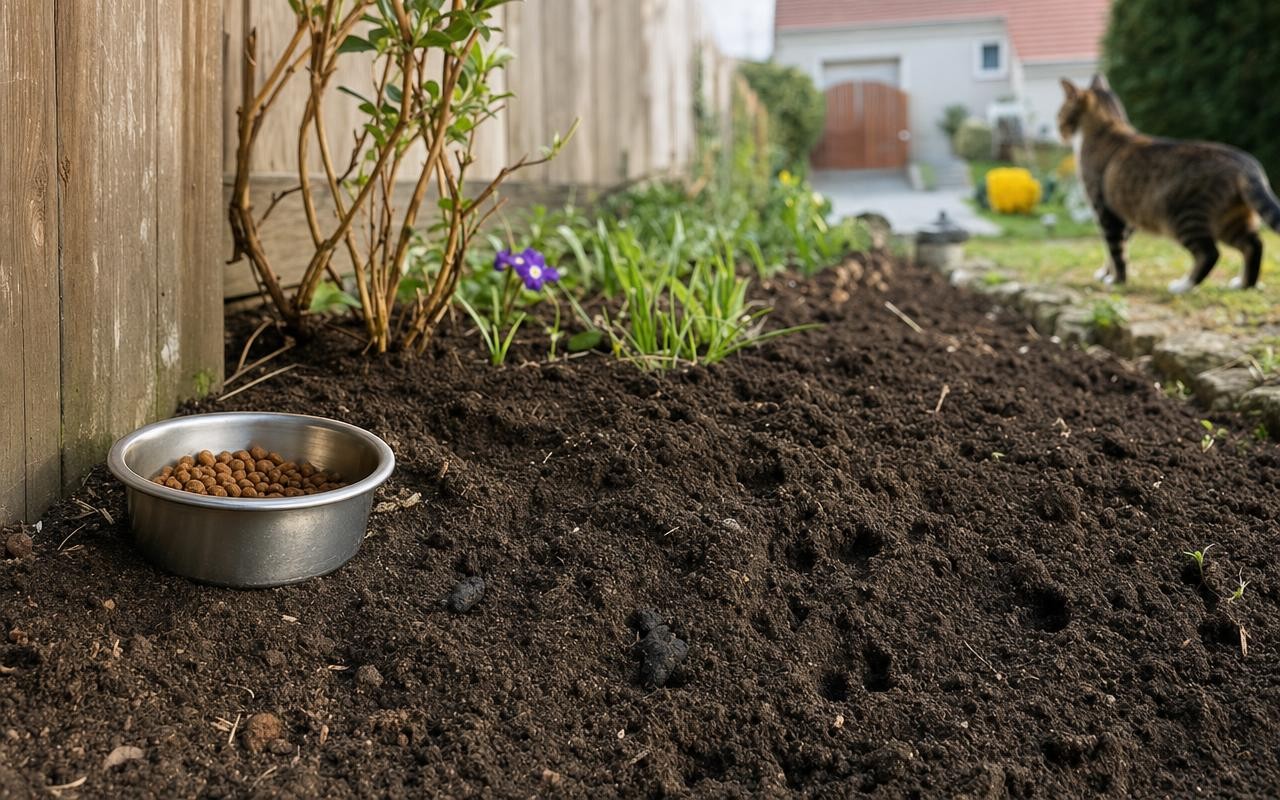 Crottes de chat au jardin : ne faites plus ce geste « gentil » avec eux ...
