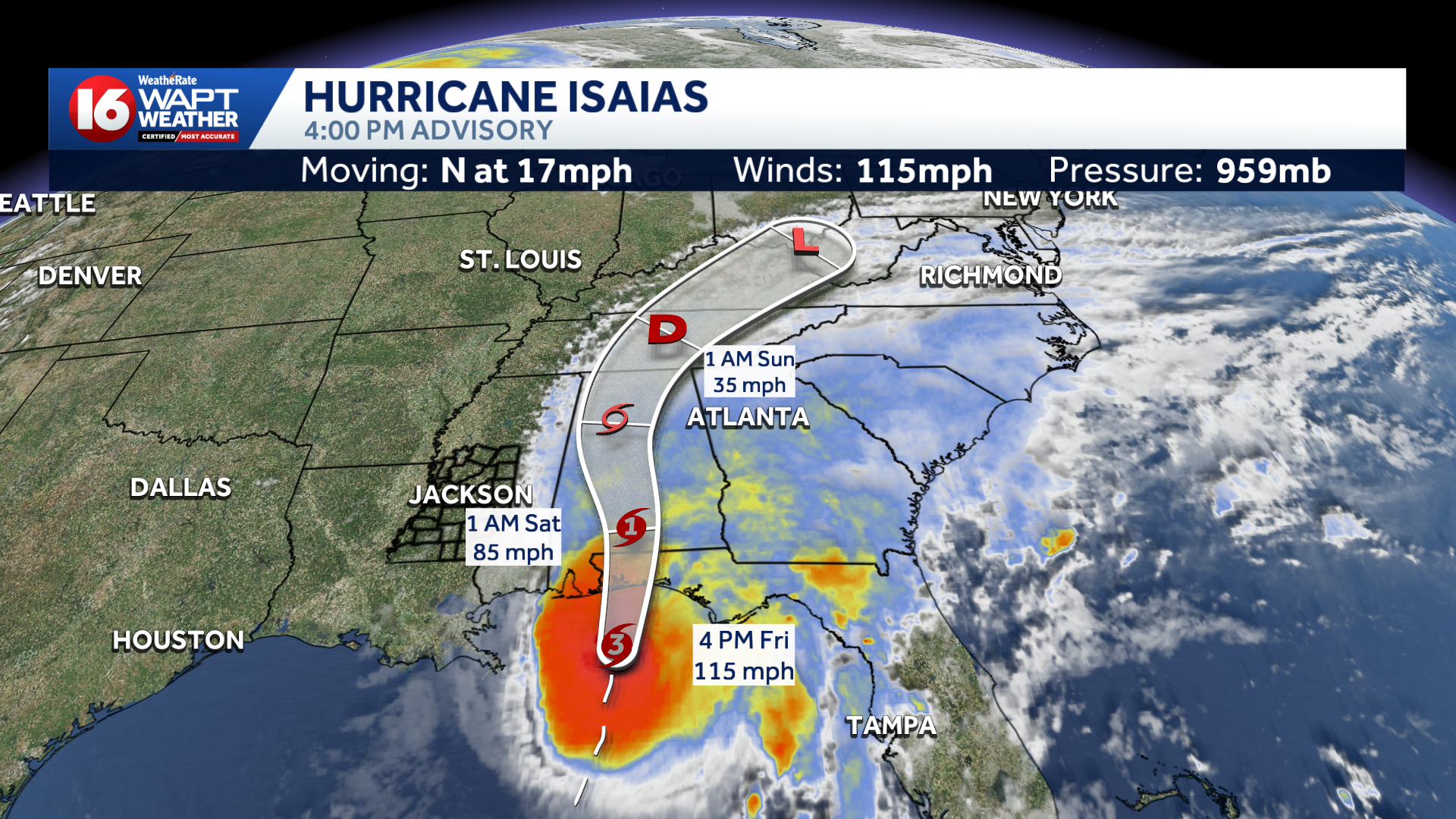 Tracking Hurricane Isaias: Latest models, potential effects
