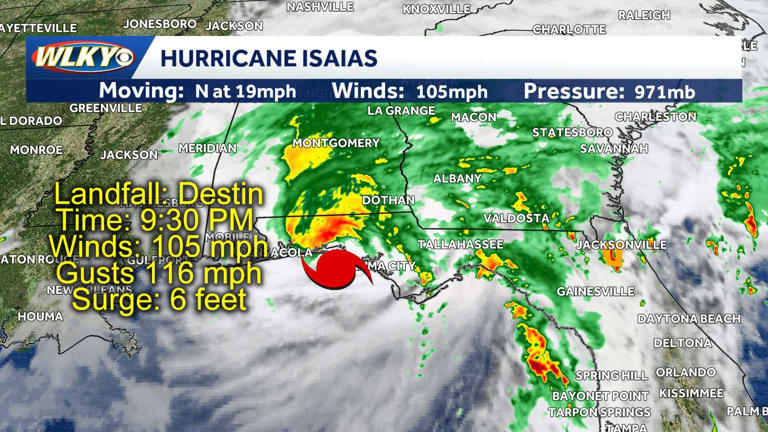 Remnants of Isaias moving out of the area | Latest forecast