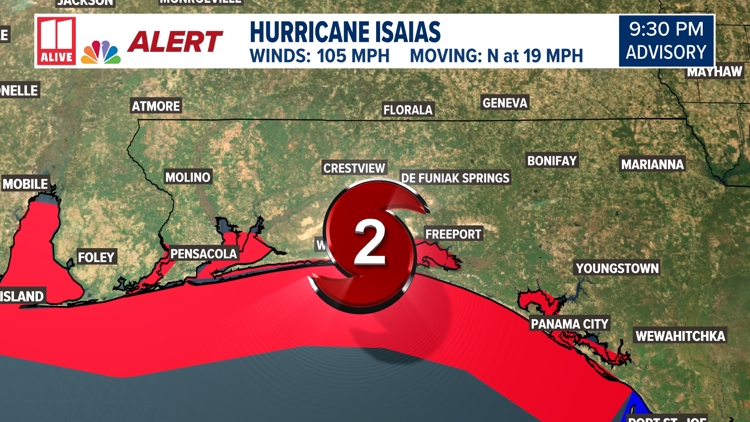 Downed trees, power outages reported all across metro Atlanta as Hurricane Isaias moves in | Live updates