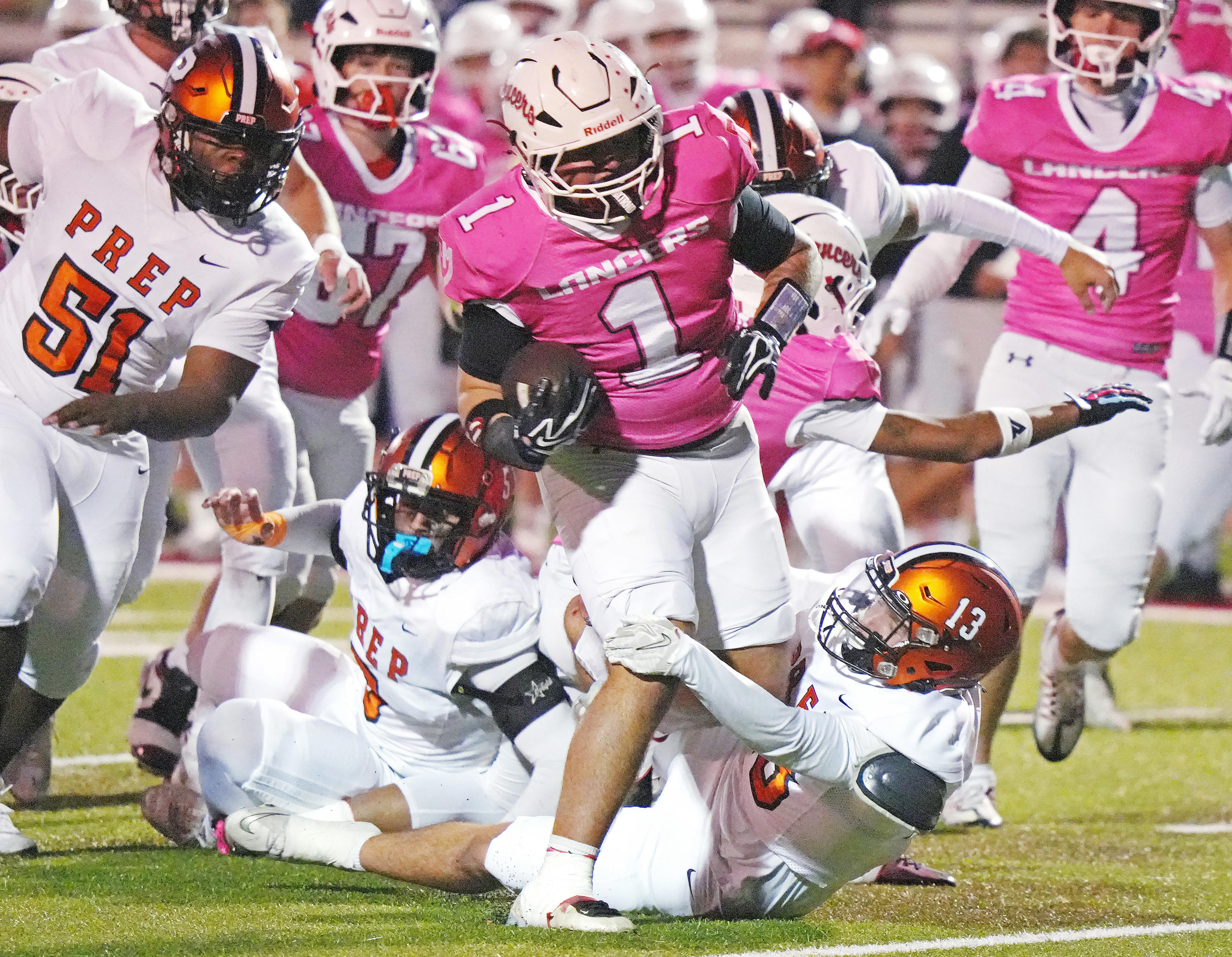 See all the week 7 District 10 high school football scores, live updates