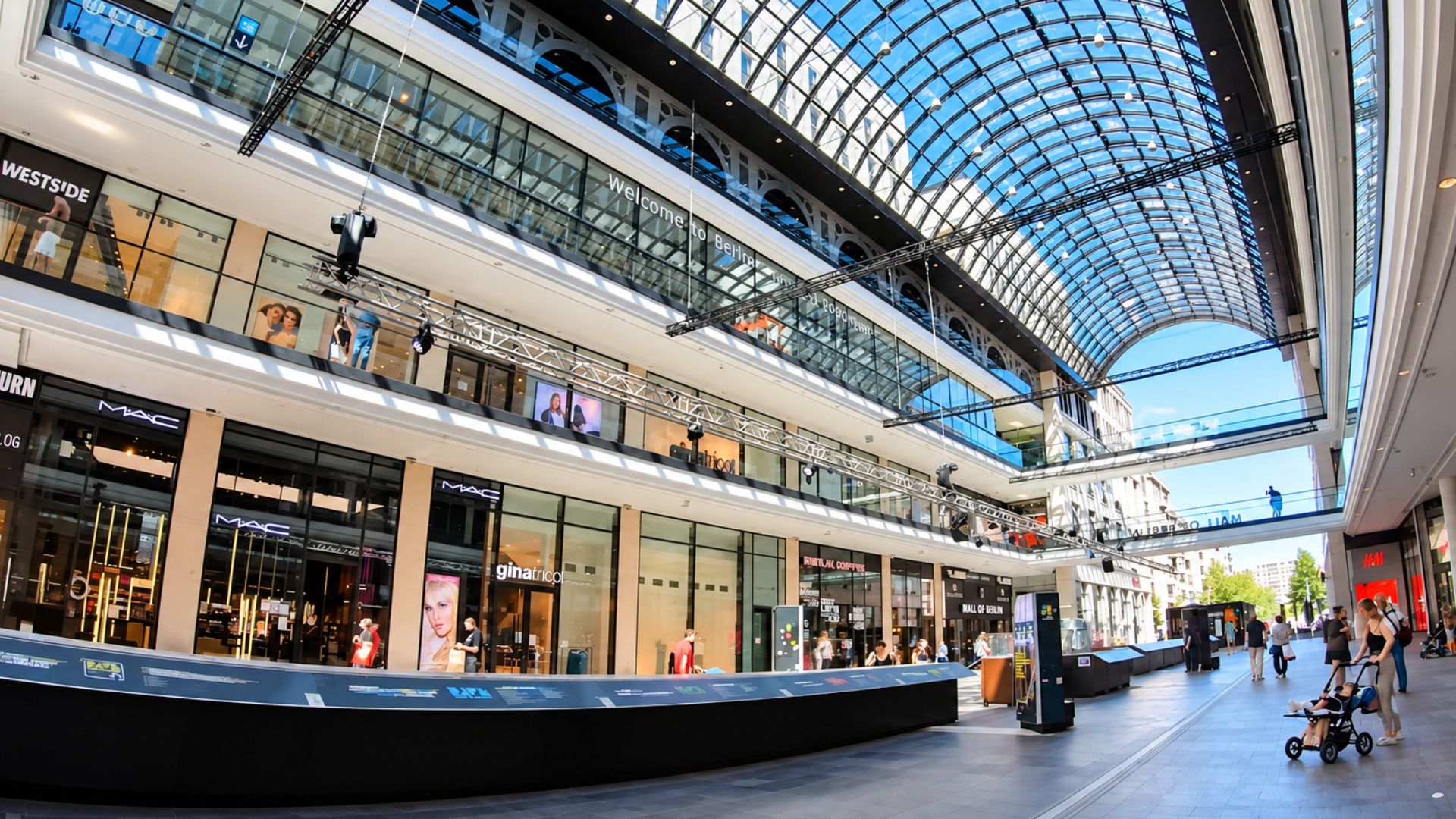 What does shopping at Berlin’s modern mall look like?