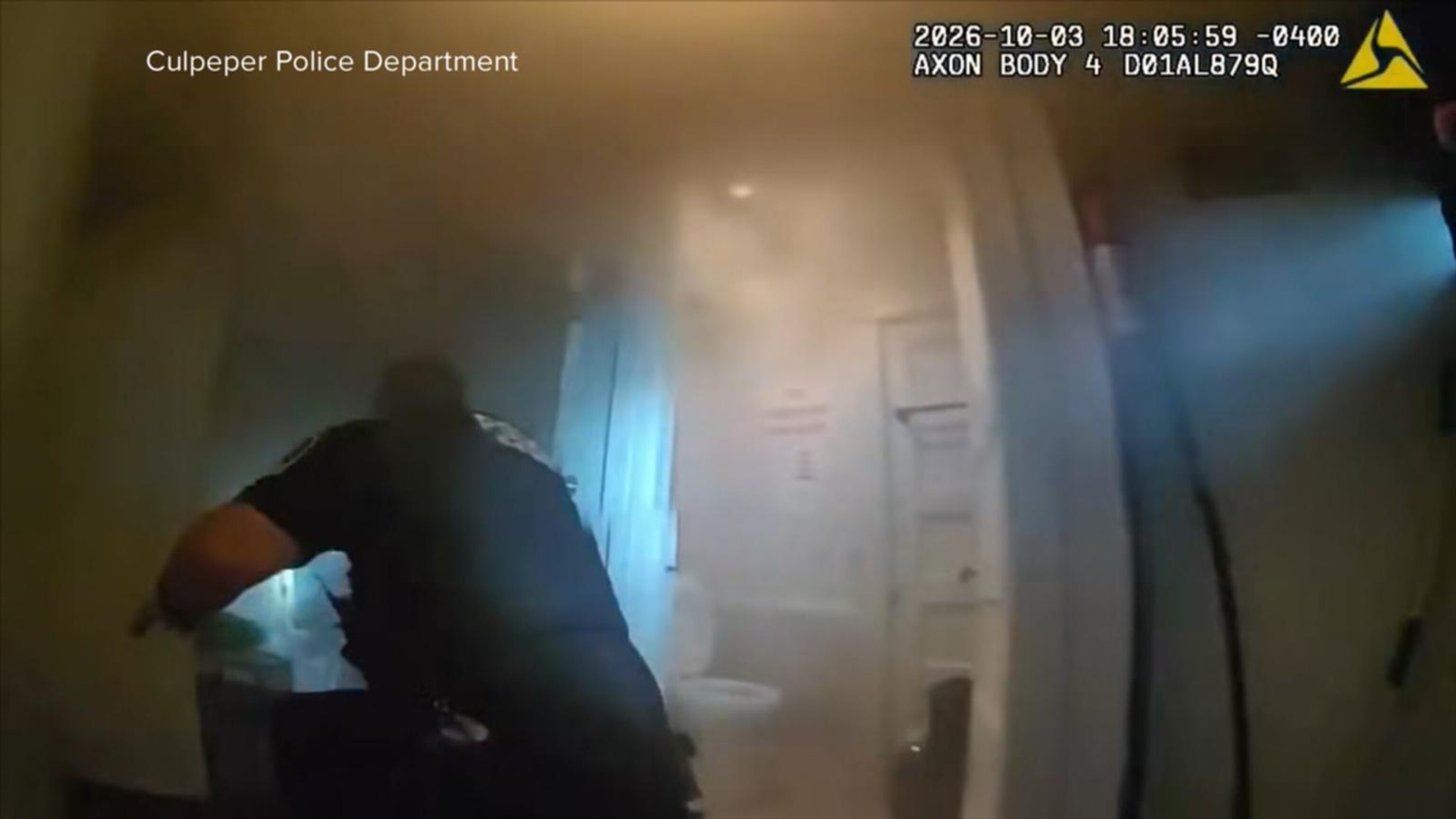 Video shows Virginia police's daring house fire rescue