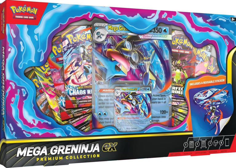 The Pokémon TCG Mega Greninja ex Premium Collection is close to its ...