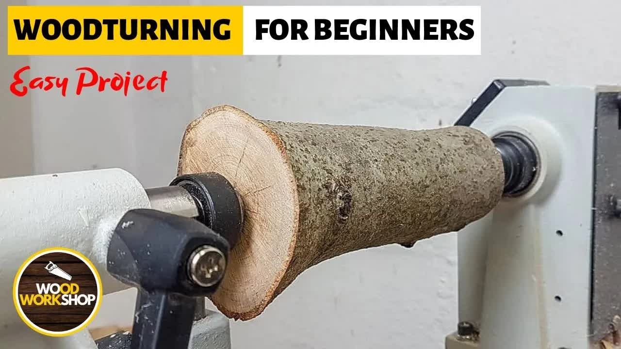 Watch how this simple woodturning project becomes a decorative tree