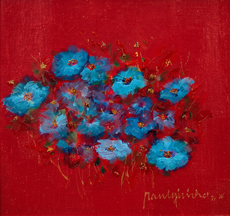 Earth in acrylic and gold: Raul Isidro’s luminous abstractions