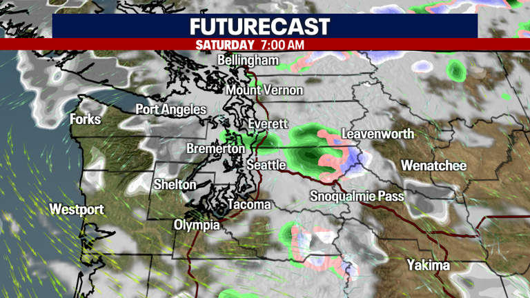 Seattle weather: Morning shower chance, afternoon sunbreaks Saturday