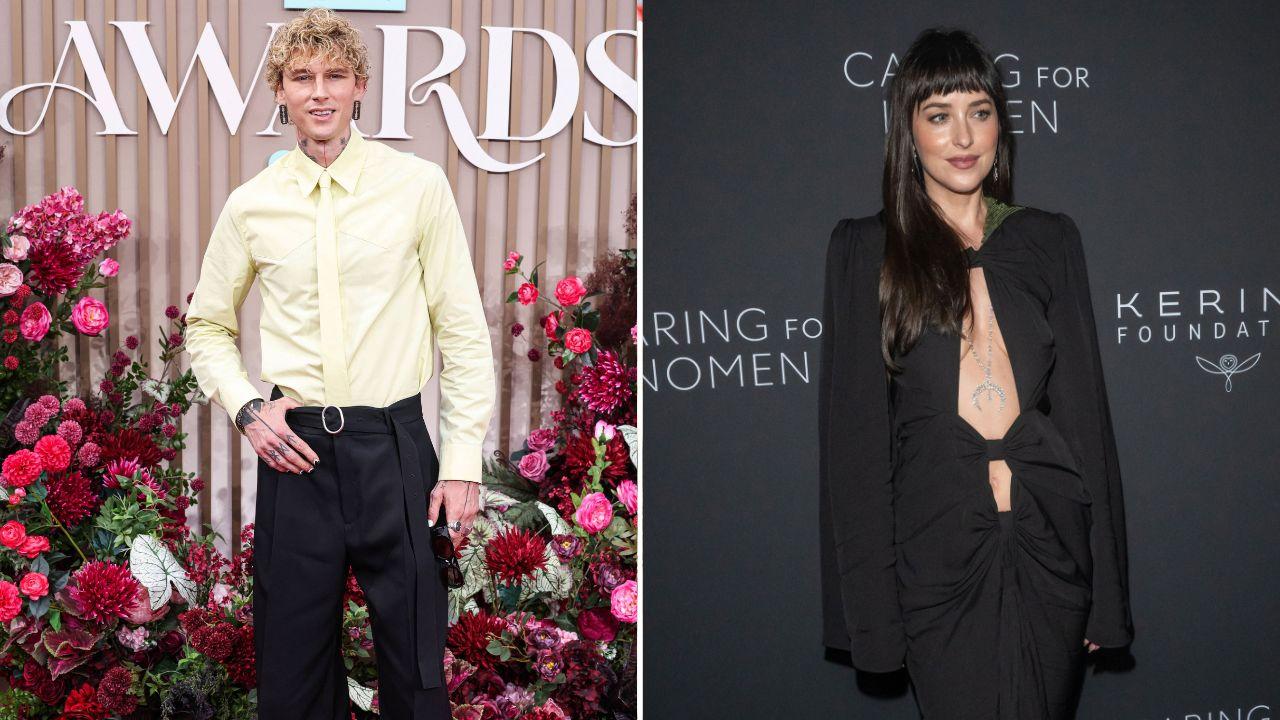 Dakota Johnson being warned of 'childish bad boy' Machine Gun Kelly ...