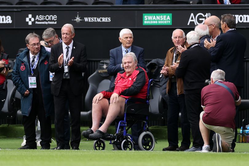 John Toshack makes rare public appearance after health battles as ...