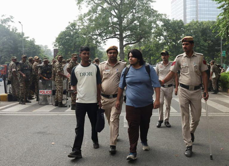 India detains youth protest leader to defuse rally against election chief