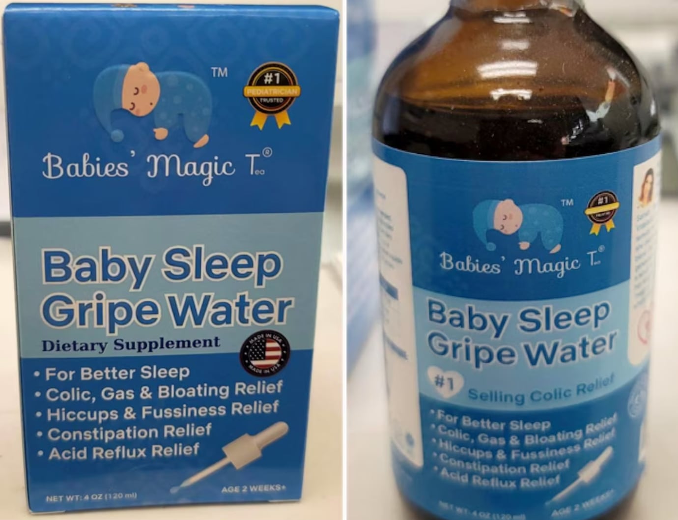 Baby product hit with recall over alcohol content
