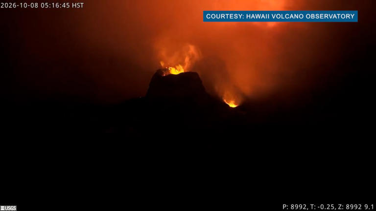 Trail closures at Hawaii Volcanoes National Park, summit restless