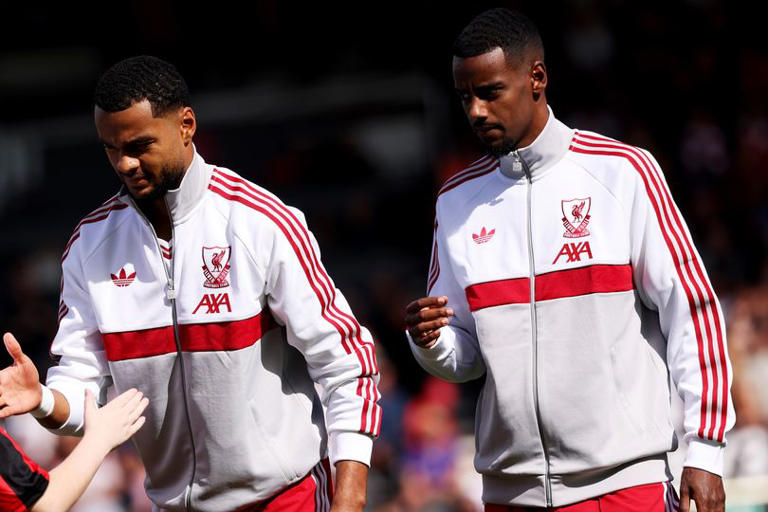 BOURNEMOUTH, ENGLAND - SEPTEMBER 20: Bradley Barcola, Cody Gakpo and Alexander Isak of Liverpool line up ahead of the Premier League 2026/27 match between AFC Bournemouth and Liverpool FC at Vitality Stadium on September 20, 2026 in Bournemouth, England. (Photo by Liverpool FC/Liverpool FC via Getty Images)