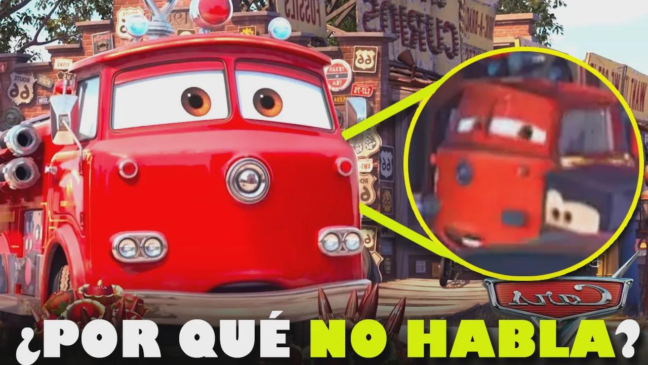 ¿Por qué rojo no habla en Cars? Disney