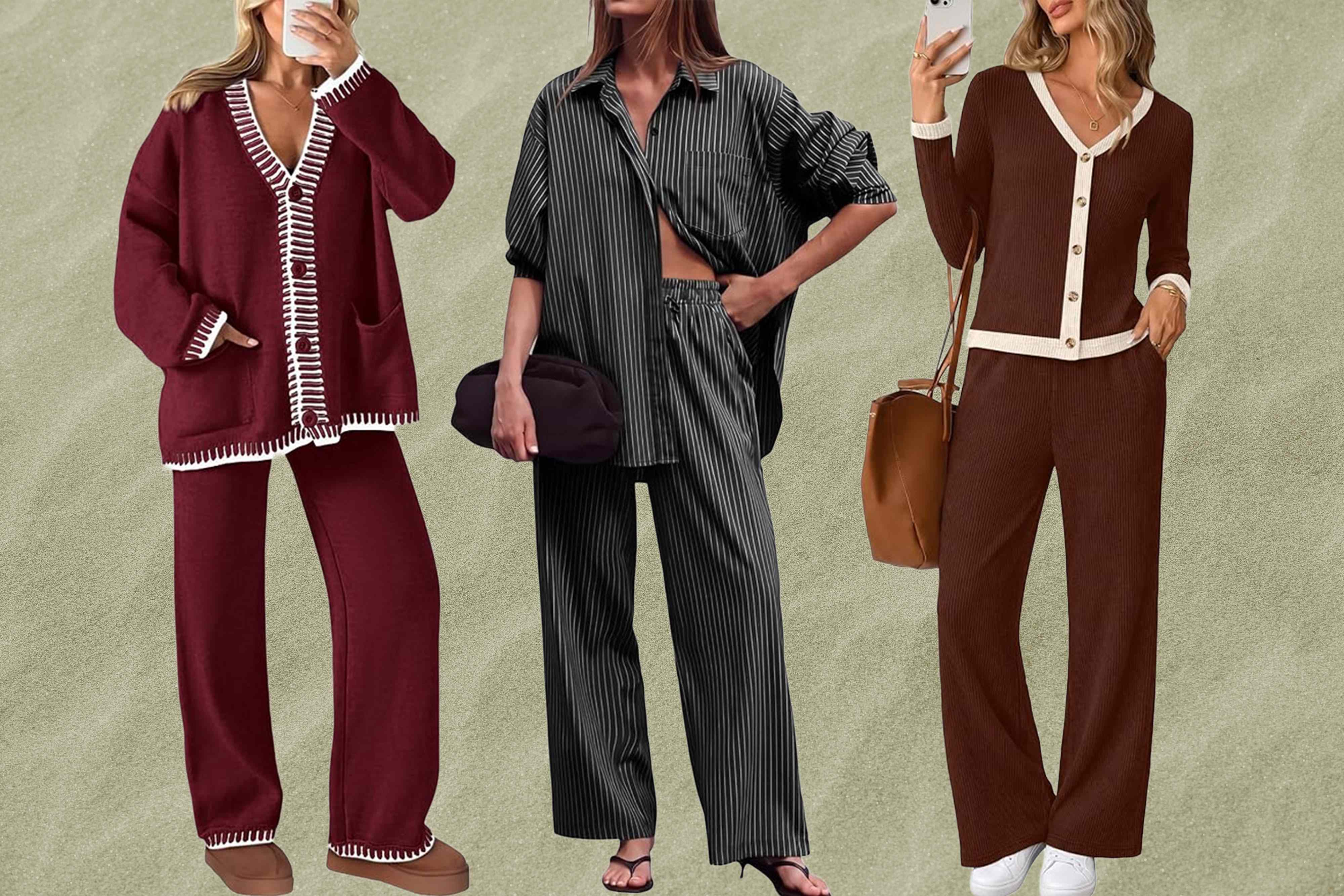 Need a new matching lounge set for travel? These stylish, comfy Amazon ...