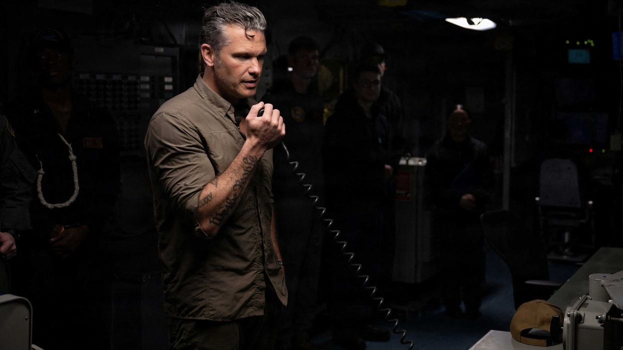 Soldiers scramble to escape Pete Hegseth’s grotesque public spectacle ...