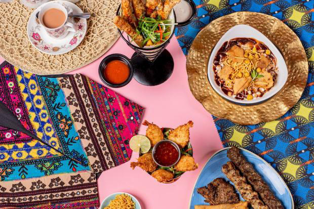 Bradford British-Asian restaurant offering a famously diverse menu