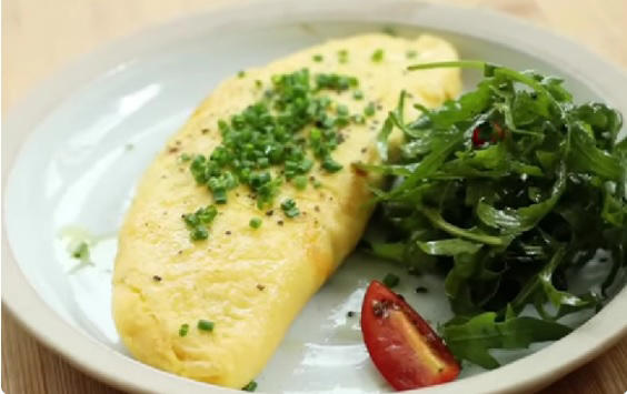 Cara membuat omelet jamur