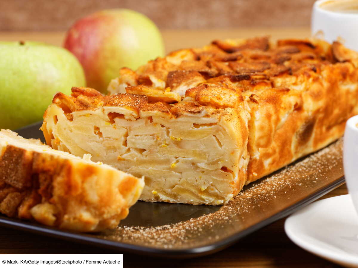 Gâteau invisible pommes et cannelle : la recette qui va vous faire ...
