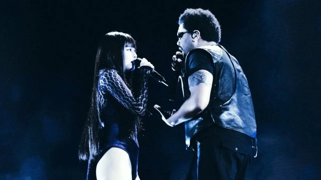 BLACKPINK's Jennie, The Weeknd perform One Of The Girls live for the ...