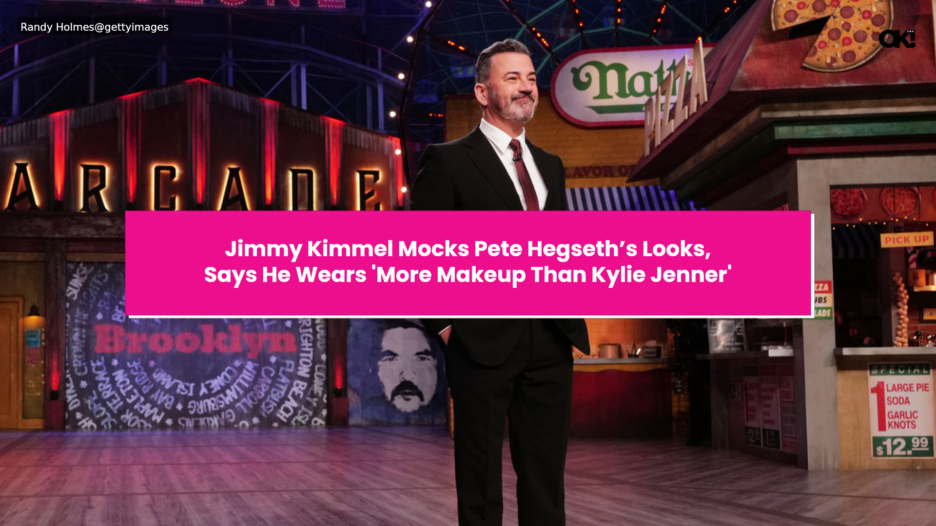 Jimmy Kimmel mocks Pete Hegseth’s looks, says he wears more makeup than ...