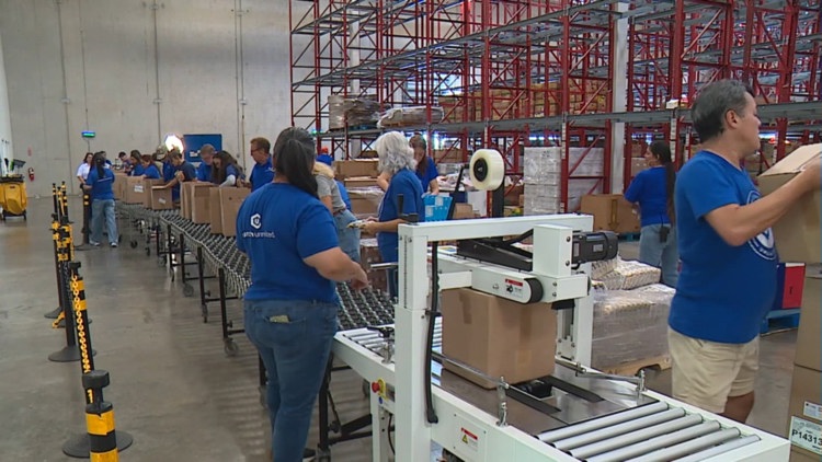 The Chosen cast volunteers at Coastal Bend food bank ahead of Corpus Christi event
