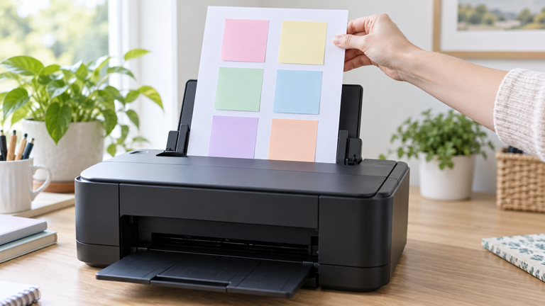 How to use your home printer to make sticky notes