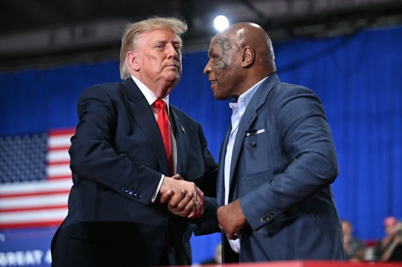 Donald Trump lie 'exposed' by Mike Tyson as boxer joins president at ...