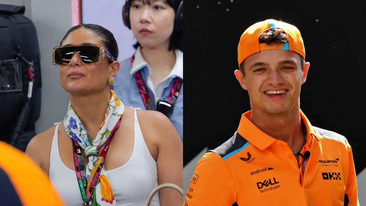 Kareena Kapoor meets F1 world champion Lando Norris - watch