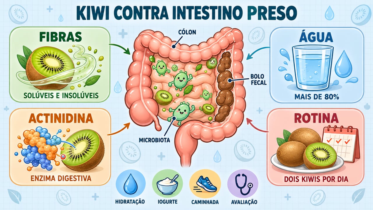 Dois kiwis por dia: o que acontece com o intestino preso, segundo os ...