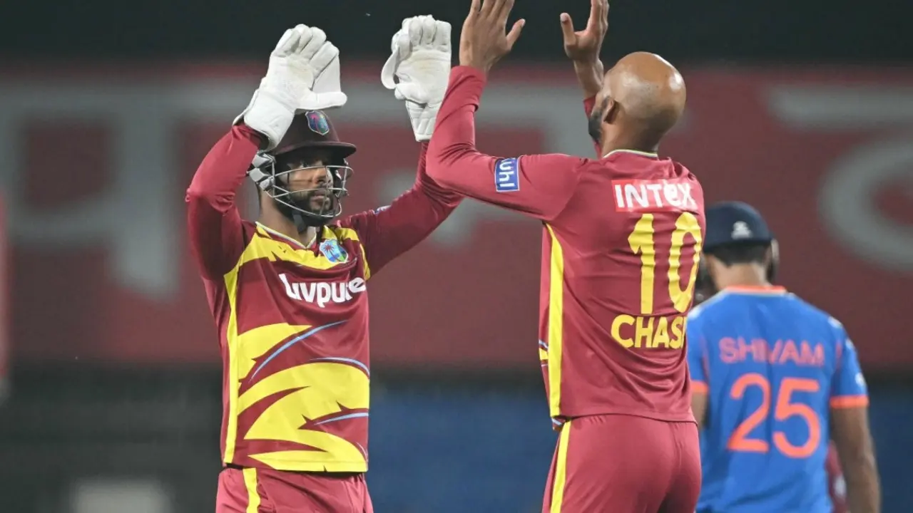 Shai Hope hails Roston Chase's spell after historic win against India