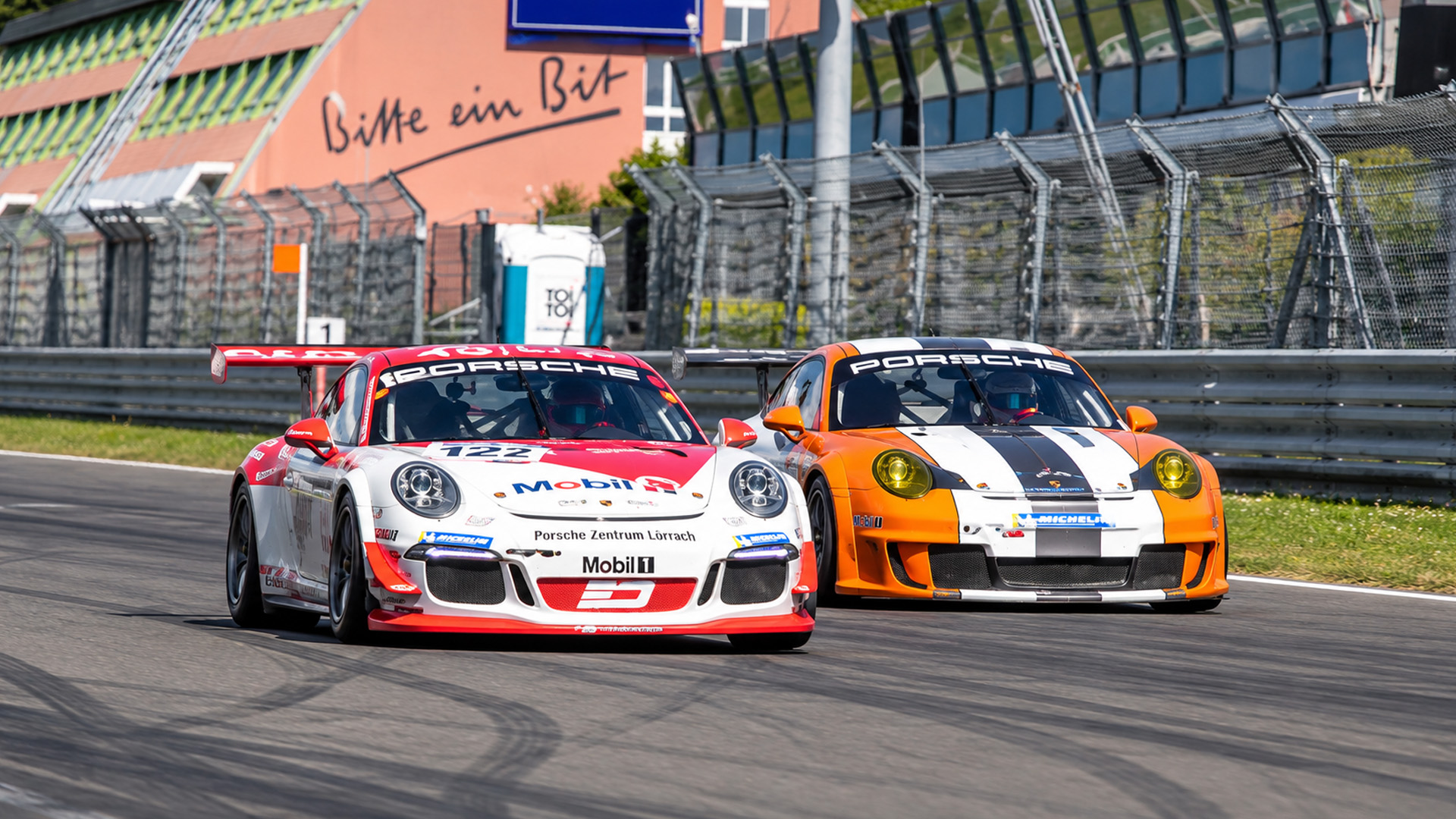 Porsche GT3 Cup cars push hard at Nürburgring GP