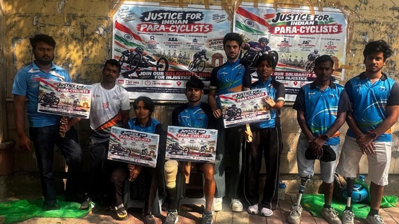 Asian Para Games: Cyclists protest in Delhi heat, left dehydrated; HC ...