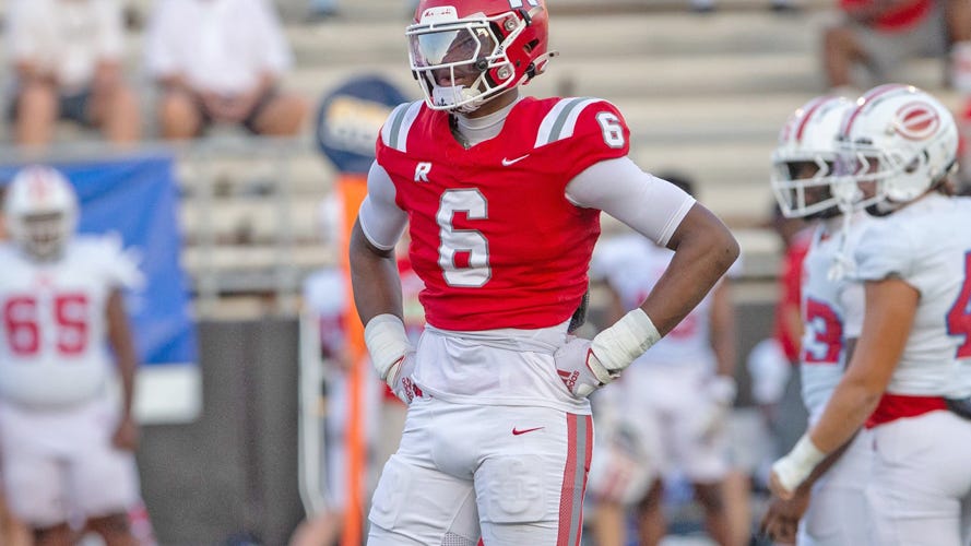 LSU commit Ahmad Hudson goes up over defender for touchdown
