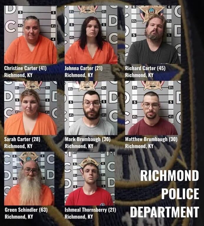 8 arrested in Richmond child abuse investigation
