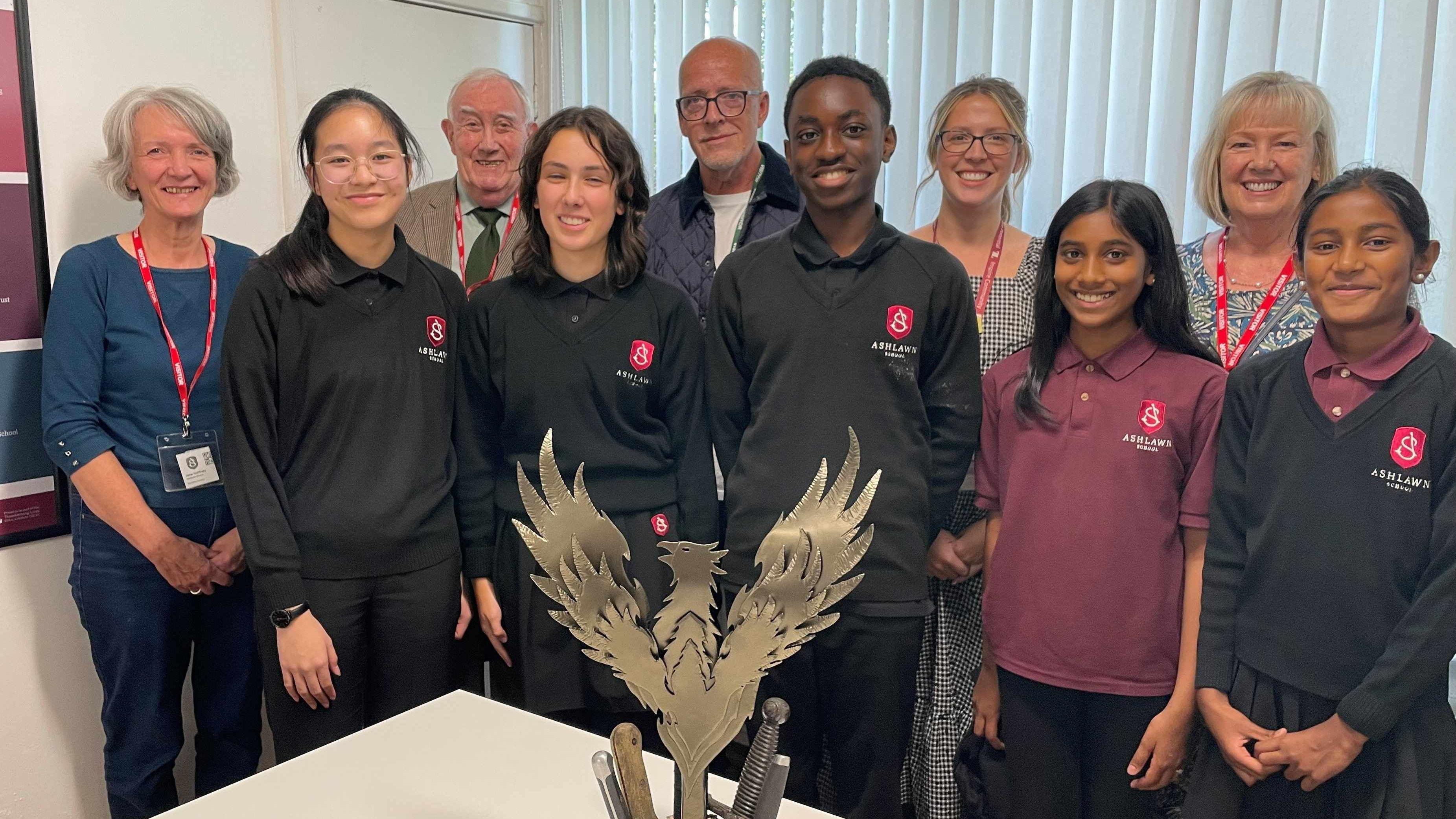 Pupils forge art from knives in anti-crime project