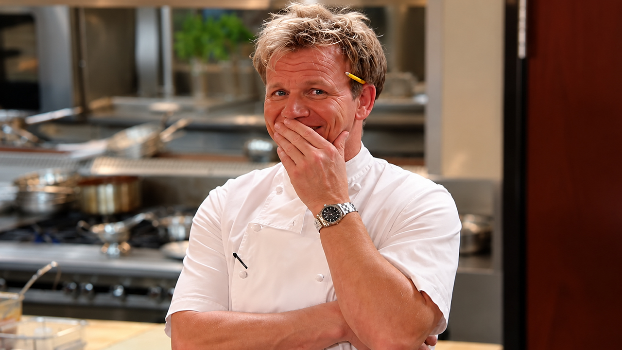 Chef Ramsay can't stop laughing at Michael's remark