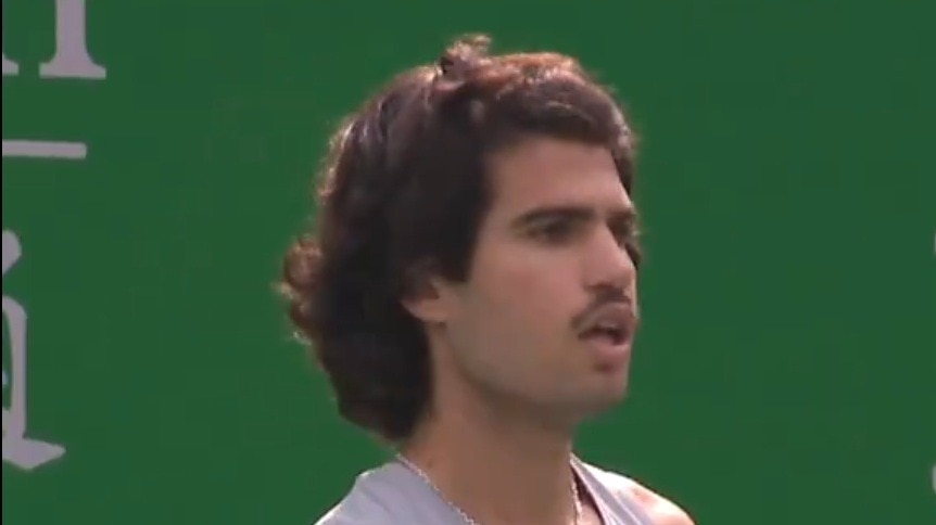 Watch: Carlos Alcaraz debuts new moustache look for Shanghai Masters