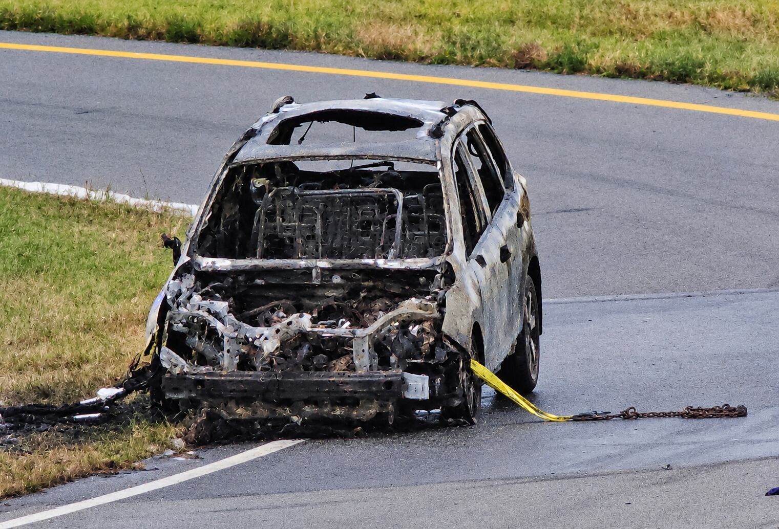No one hurt in car fire on I-89 in South Burlington