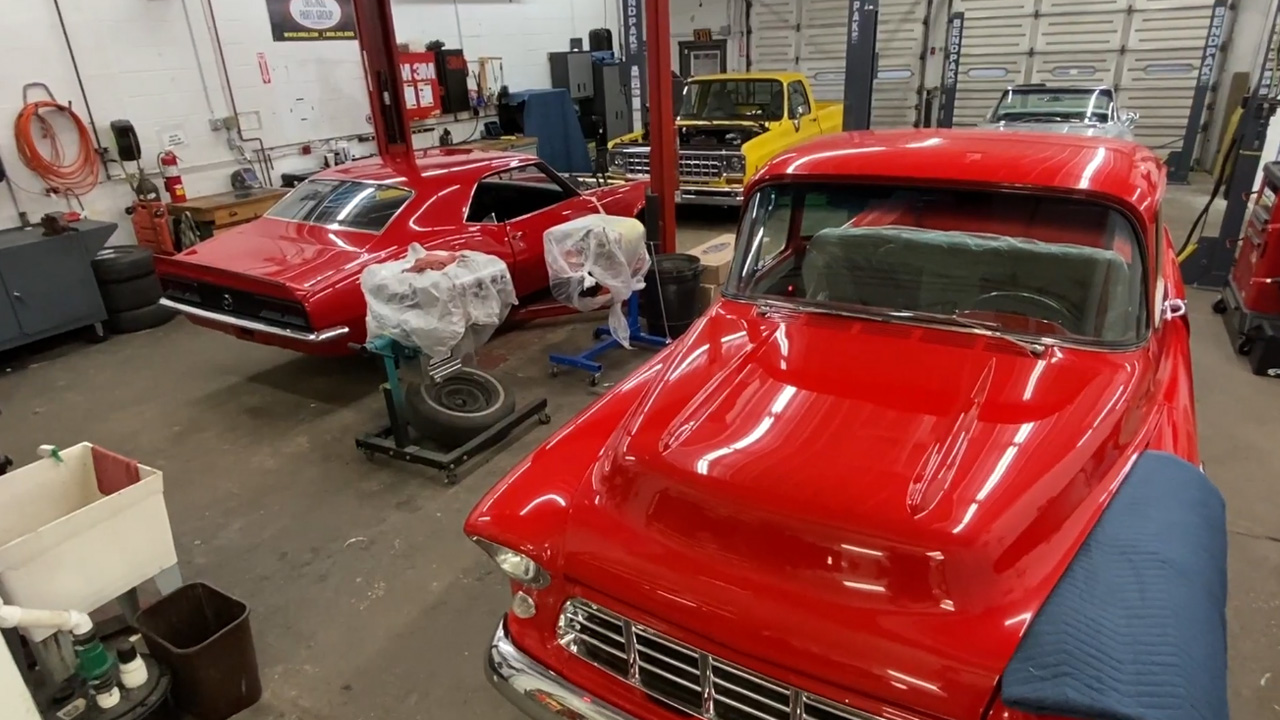 Step inside the garage where a million dollar classic muscle car gets ...