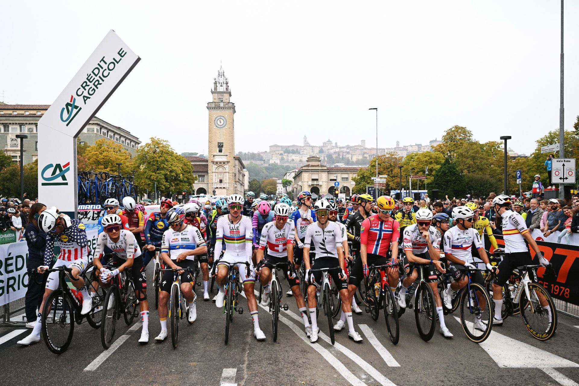 Peloton unite in protest against unsafe racing conditions before Il ...