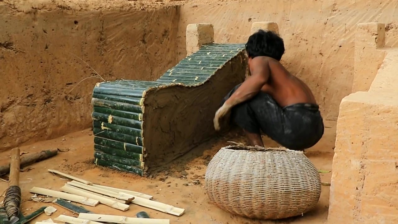 Watch these primitives build a fully functional gym club with mud and ...