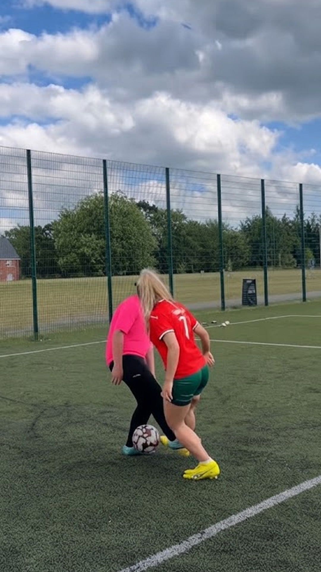 Epic one on one football skill showdown