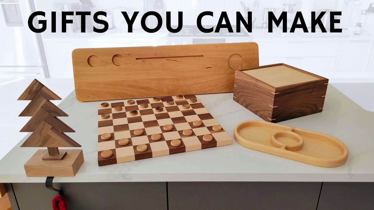 We made a checkerboard set from scraps