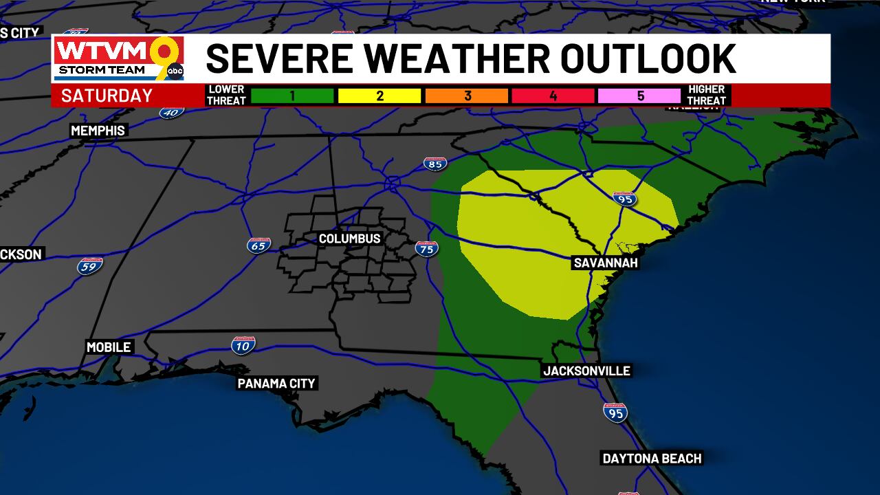 Remnants of Isaias leaving isolated risk for Saturday afternoon